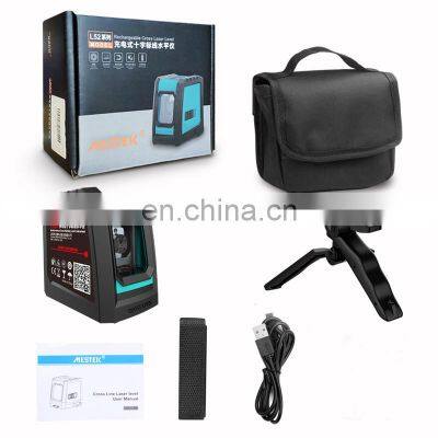 MESTEK Best Price 2 Lines Cross Line Self-leveling Line Rotary 360 Degree Red Beam Laser Level Meter New Laser Leveling photo-5