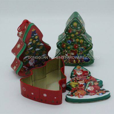 Christmas Tree Tin Box Chocolate Candy Gift Packaging Tin Box photo-5