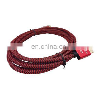 Slim Design Braided Jacket 2m High Speed HDMI 2.0 Cable HDMI Cable 4K 60Hz photo-2