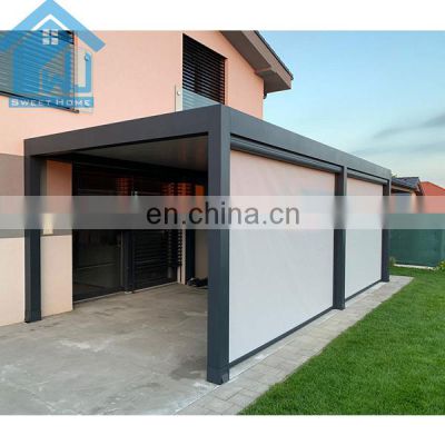 Automatic Waterproof Terrace Opening Louvre Roof Electric Adjustable Pergola