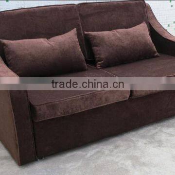 Modern Convertible Bending Wood Hotel Fabric Sofa Bed photo-6