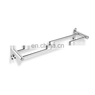 Wholesale Double Towel Bar Towel Rack With Hook Bathroom Rack Bathroom Shelf Stainless Steel Hanging Rack Rbathroom Accessories photo-3