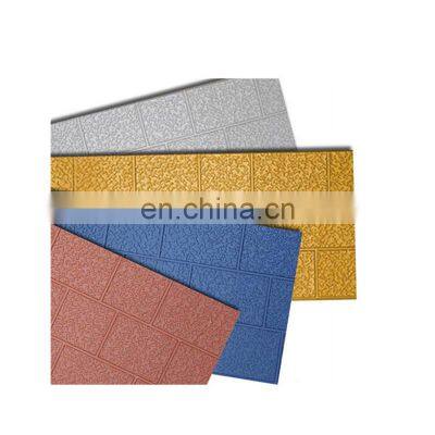 Exterior insulation  metal carved PU sandwich wall panel decorative metal wall