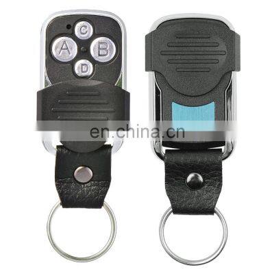 315MHZ Metal 4 buttons leather buckle  Remote control Universal garage door remote Garage door remote control