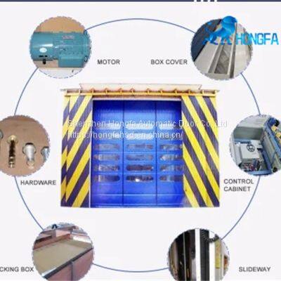 Plastic Industry Automatic Rapid Stacking Folding Doors photo-5