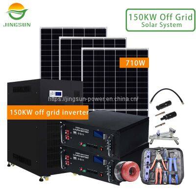 150KW Solar System 710W panels