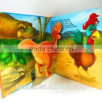 FDT customizes CMYK animal kids 3D pop up book printing