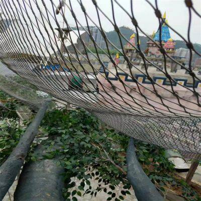 304 stainless steel rope net, high-altitude anti-fall safety net, plant climbing net, zoo kindergarten fence wire rope