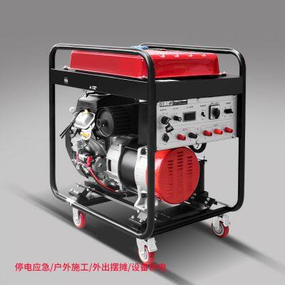 10kw three phase 380v gasoline generator simple style with Rato R670D engine