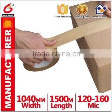 Kraft Paper Gummed Tape Kraft Paper With High Adhesive For Heavy Packing