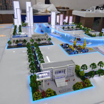 Port Logistics Sand Table Model Production Factory photo-3