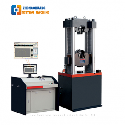 Tester Equipment 300KN 30T WEW-300B Rebar Tensile Test With Electronic Universal Testing Machine Iso