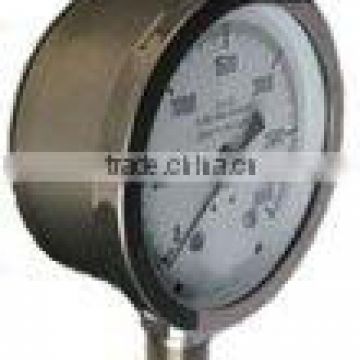 pressure gauge of steel chrome plated case