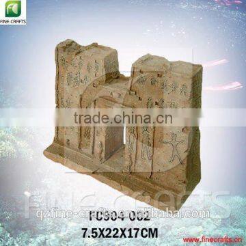 Resin ancient city gate aquatic ornament