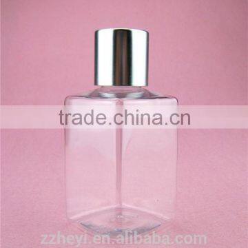 5oz 155ml clear square plastic shampoo bottle empty for sale