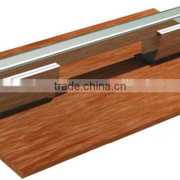 Aluminum furniture handle LUX SARDUNYA 128-512 mm feet:50 mm