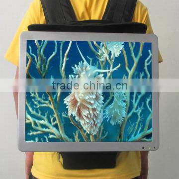 Lcd Panel Backpack Lcd Pantallas Led Para Publicidad Advertising Player With Battery Usb Flash Drive Audio Player Video Loop photo-5