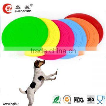 China Supplier Professional Soft Durable Silicone Frisbee for Dogs
