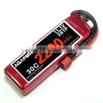 Lipo RC battery 3S 11.1V 2200mAh 30C for RC Airplane/Helicopte/Car/Boat Model