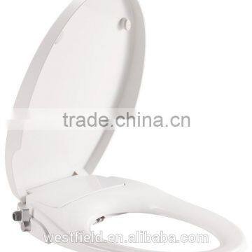 Non-electric Slim Toilet Bidet Seat Dual Nozzles