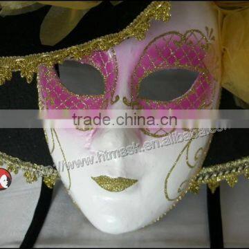 Clown Ceramic Hand Painted Face Mask Wall Hanging photo-4