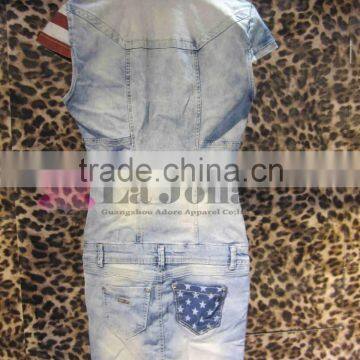 2016 Summer Fashion Short Denim Dresses for Women photo-2