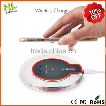 Convenient qi wireless charger for lenovo and iphone se