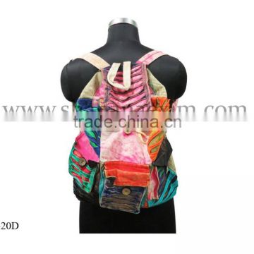 Mexican baja backpacks ethnic woven rasta shoulder beach bags bohemian hippie shoulder bags