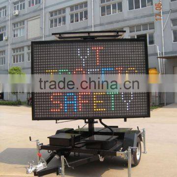 5 color trailer mounted VMS trailer