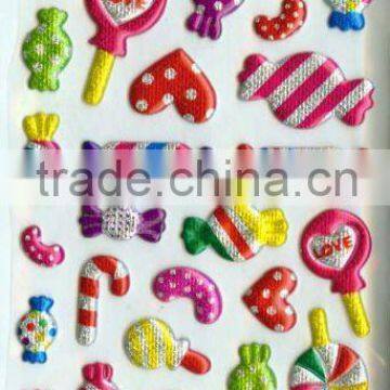 decorative puffy sticker