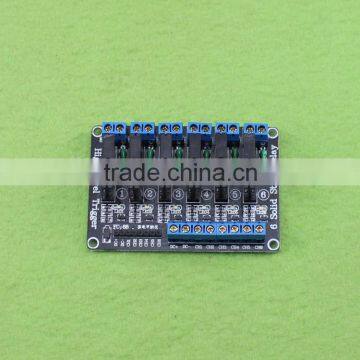 6 Way Solid State Relay Module 5V High Level Trigger Solid State Relay With Fuse Epansion Board photo-2