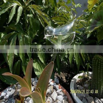 glass bird plant water,hand blown glass watering,plant watering device