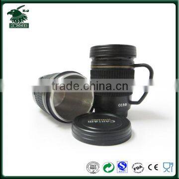 2014 newset style camera lens coffee mug , camera lens mug