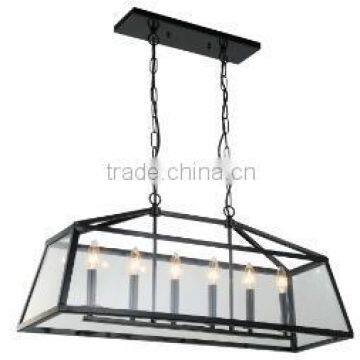 Cube Box Frame Pendant Light