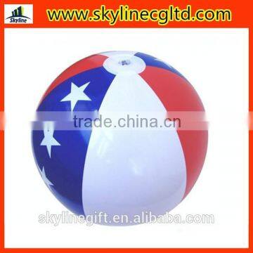 Colorful water beach ball, pvc inflatable beach ball for promotional