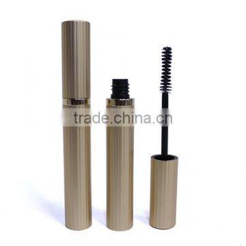 Round Aluminum Mascara or eyeliner container w/ column texture (202LB-LM-035)