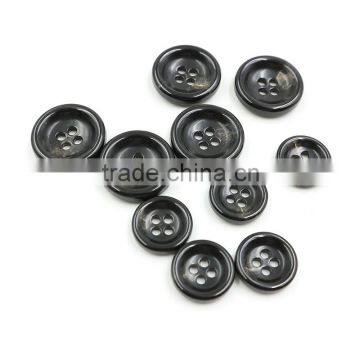 Sedex Audited Factory 2 Pillar Burnt Rim 4 Holes Fire Proof Urea Button, Urea Button for Suit photo-2