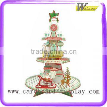 Christmas Paper Printed Cupcake Display Stand