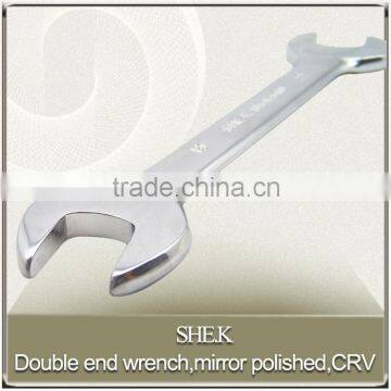 Wholesale full size stainless alloy steel double open end wrench