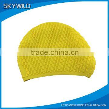 2016 Custom Printed Waterproof Silicone Swimming Cap for Adult photo-4