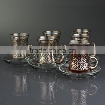 12 Pcs Glass Tea Set