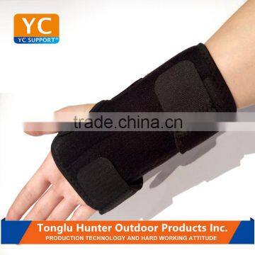 Weight Lifting Grip Pads Finger Fitness Gloves , Palm Sport Support With Two Sheet Steels