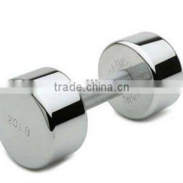 Durable Steel Chrome Dumbbell TZ-8003 for Gym Bodybuilding/Gym accessories Chrome Steel Dumbbell