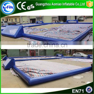 2016 Best price inflatable soccer field for sale