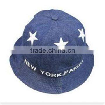 BUKH002D Fashion Blue Fisherman Caps New Wide Brim Bucket Hat Camping Hiking Hat photo-6