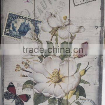 Excellent Wooden Wall Art Painting for Living Room Decoration