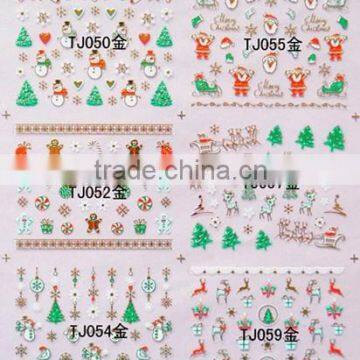 3D Christmas Nail Sticker