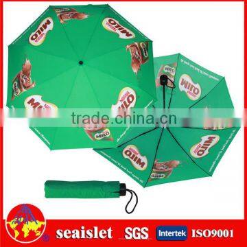 3 folded gift umbrella,advertising folding umbrella,best quality 3 folding umbrella