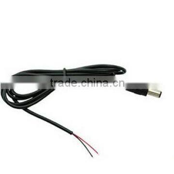 Dongguan Factory 2.1 x 5.5mm DC Power Pigtail MALE Cable Cord Lead for Car Rearview Monitor Camera System Video CCTV LED lights