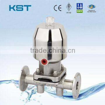 SS304 SS316L Stainless Steel Sanitary Diaphragm Valve With CE Certificate